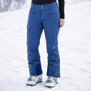 Spyder Women’s Ski Pants Blue Size 10 Waterproof Insulated Snow Pants